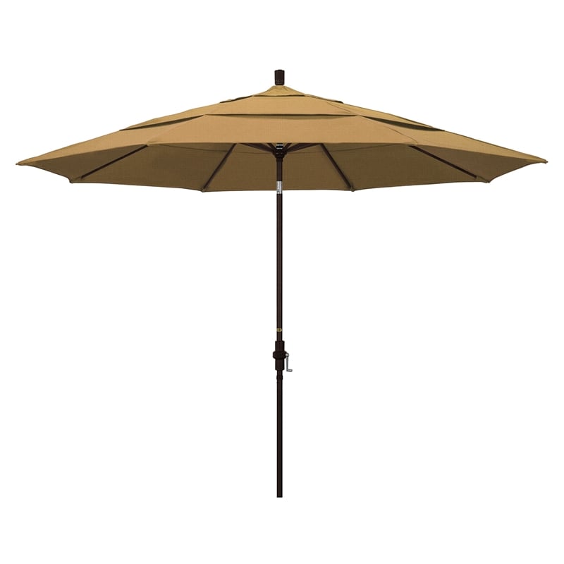California Umbrella 11' Patio Umbrella in Straw