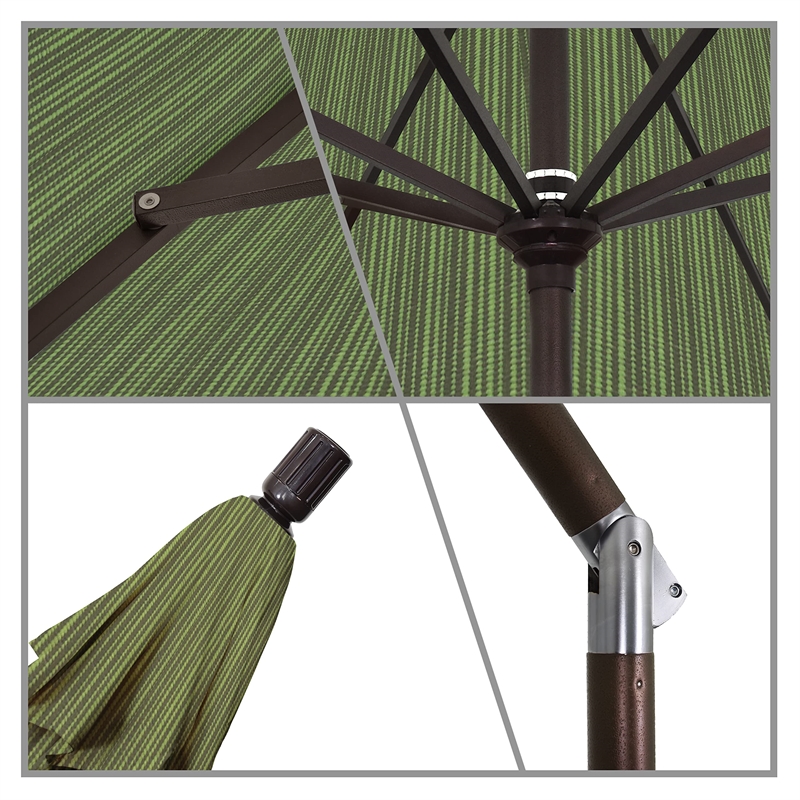 California Umbrella 11' Patio Umbrella in Terrace Fern