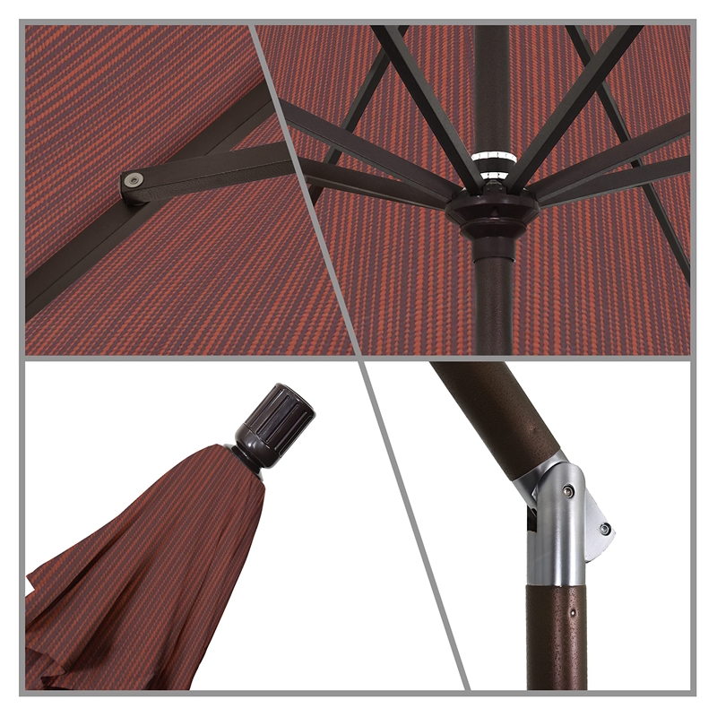 California Umbrella 11' Patio Umbrella in Terrace Adobe