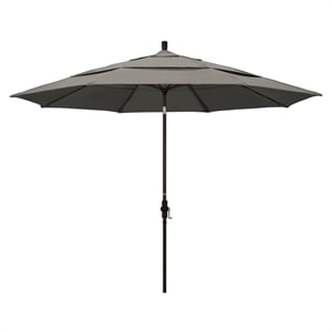 California Umbrella 11' Patio Umbrella in Taupe