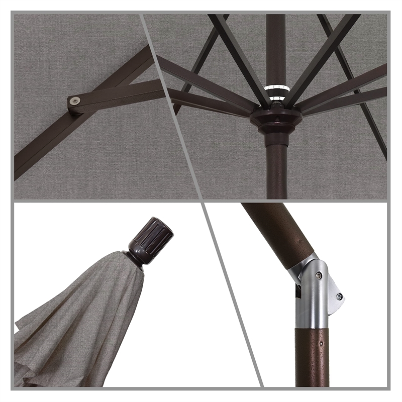 California Umbrella 11' Patio Umbrella in Taupe