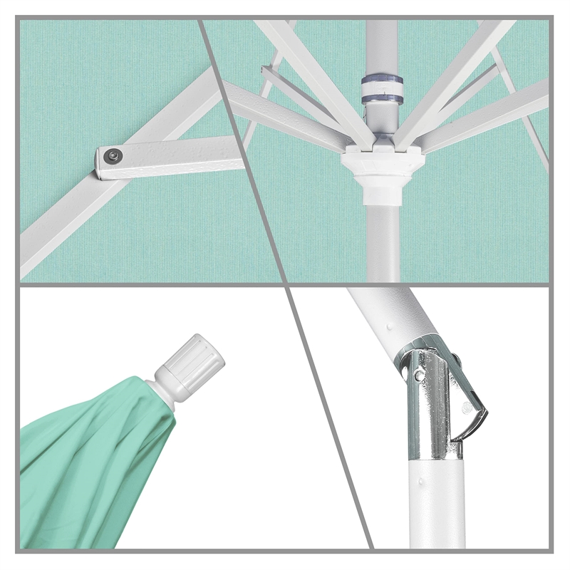 California Umbrella 11' Patio Umbrella in Spectrum Mist