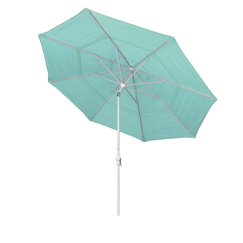 California Umbrella 11' Patio Umbrella in Spectrum Mist