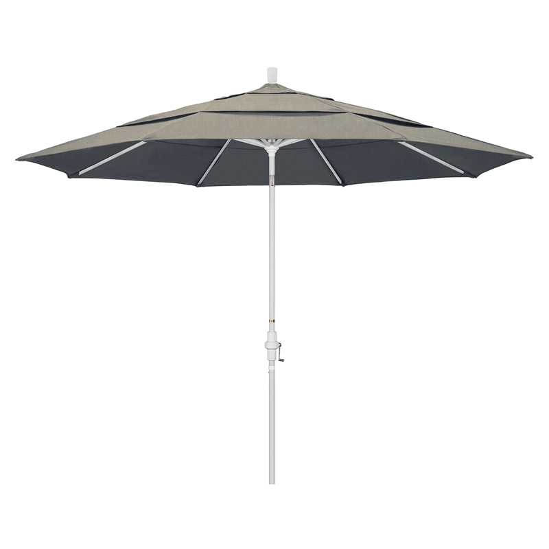 California Umbrella 11' Patio Umbrella in Spectrum Dove