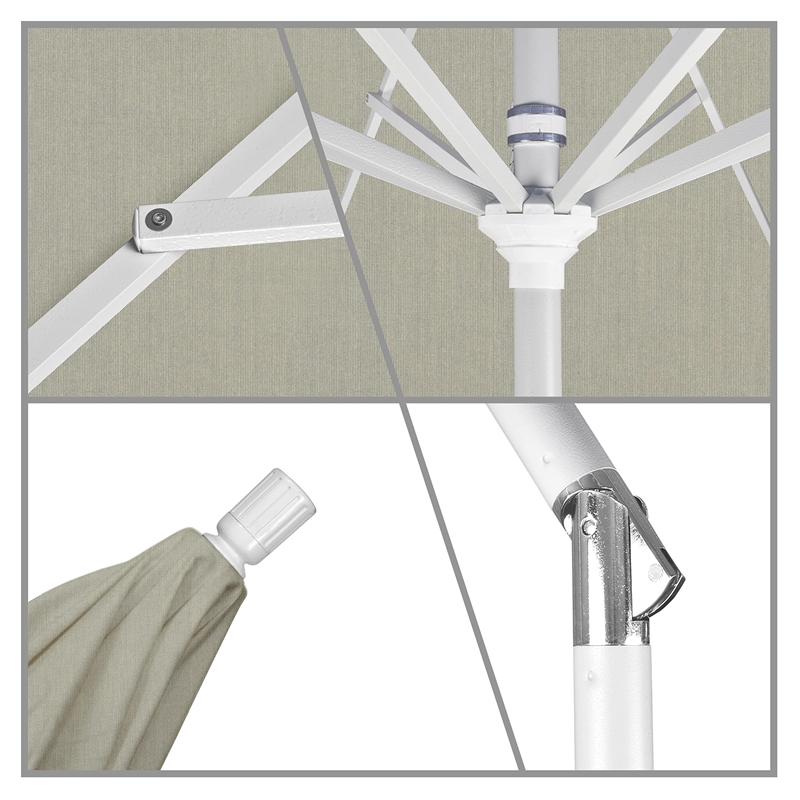 California Umbrella 11' Patio Umbrella in Spectrum Dove