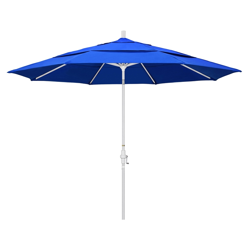 California Umbrella 11' Patio Umbrella in Pacific Blue