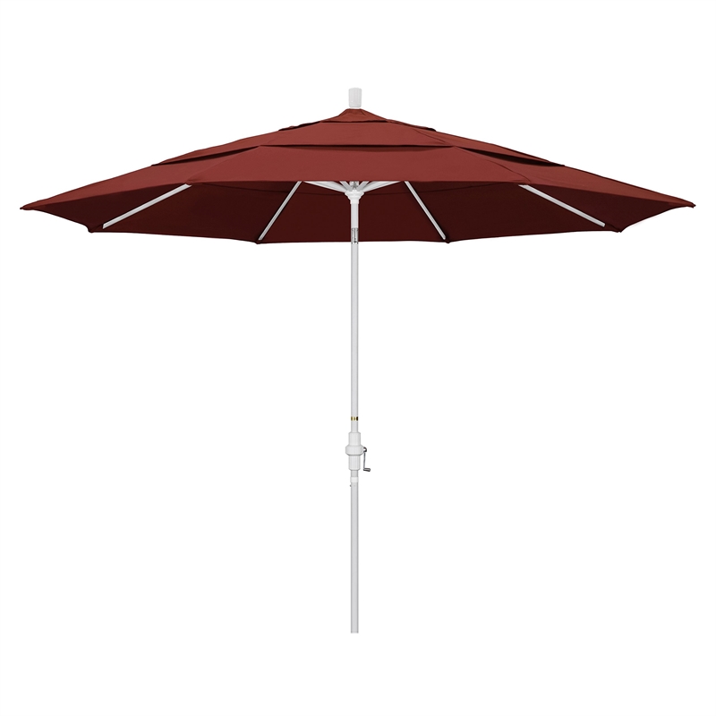 California Umbrella 11' Patio Umbrella in Henna