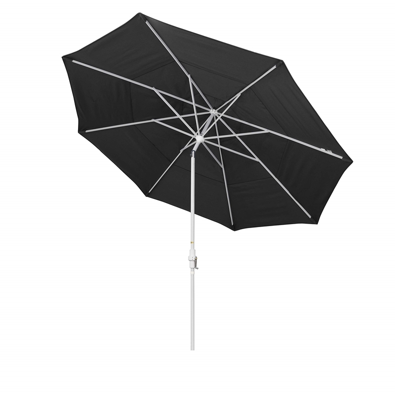 California Umbrella 11' Patio Umbrella in Black