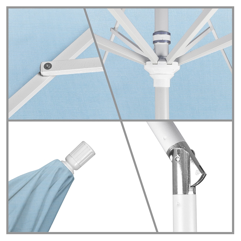 California Umbrella 11' Patio Umbrella in Air Blue