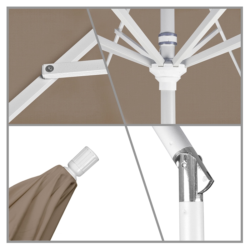 California Umbrella 11' Patio Umbrella in Cocoa