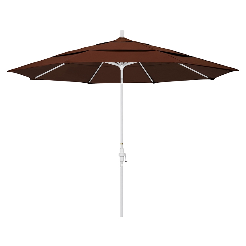 California Umbrella 11' Patio Umbrella in Bay Brown
