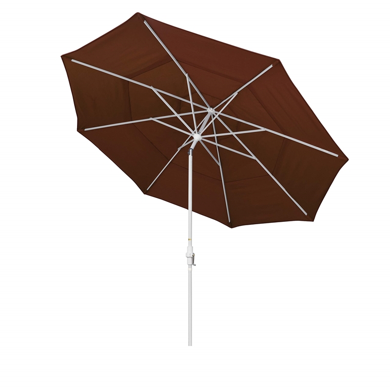 California Umbrella 11' Patio Umbrella in Bay Brown