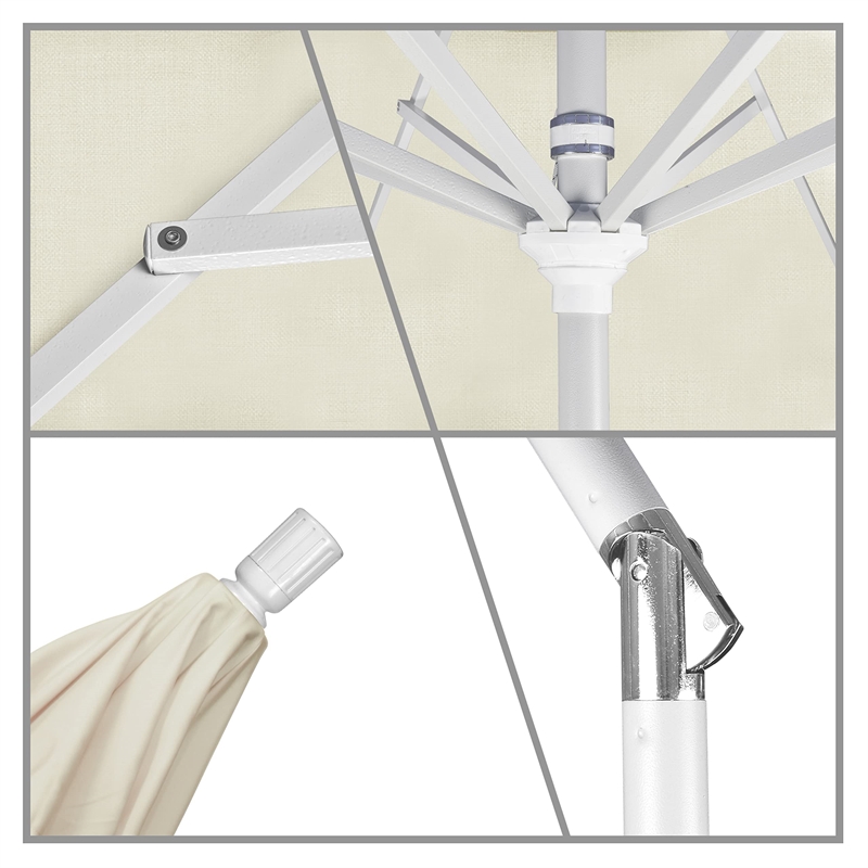 California Umbrella 11' Patio Umbrella in Canvas