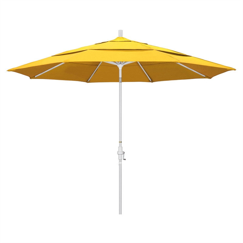 California Umbrella 11' Patio Umbrella in Sunflower Yellow