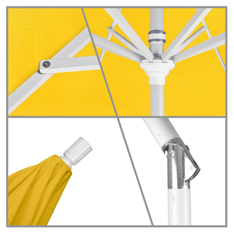 California Umbrella 11' Patio Umbrella in Sunflower Yellow