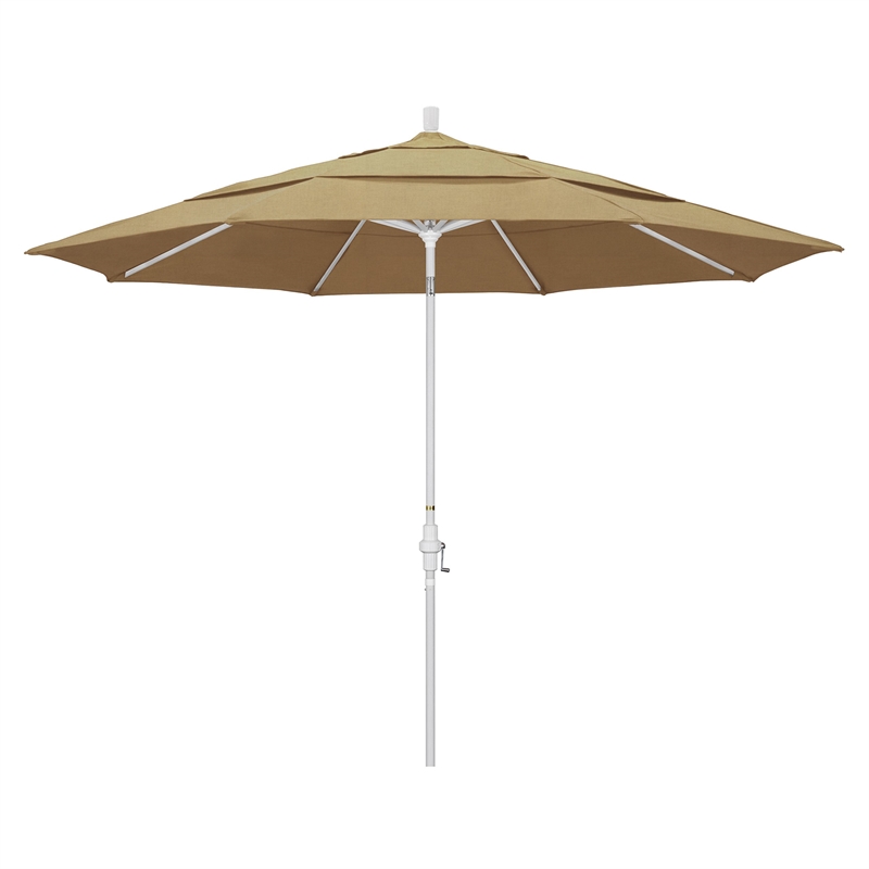 California Umbrella 11' Patio Umbrella in Heather Beige