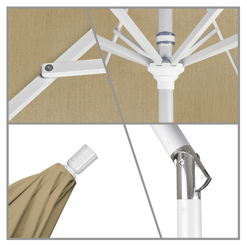 California Umbrella 11' Patio Umbrella in Heather Beige