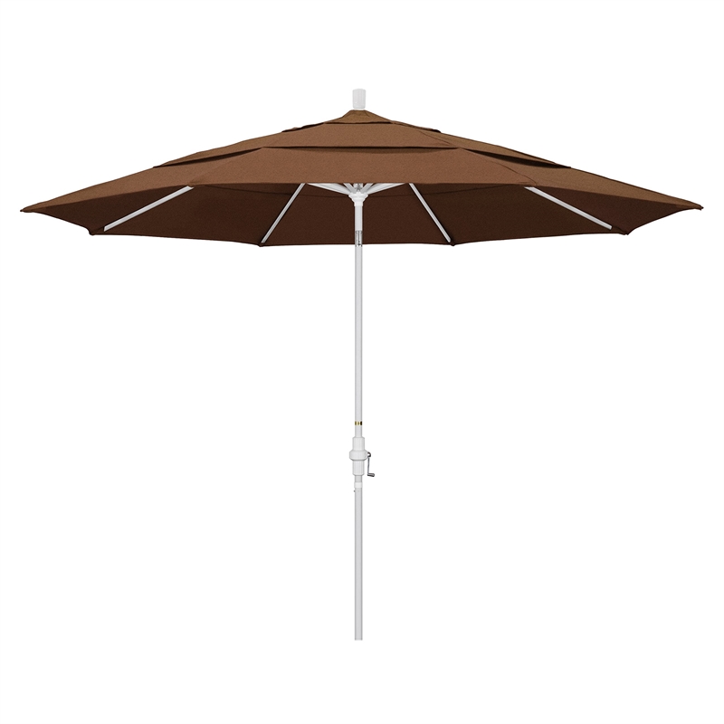 California Umbrella 11' Patio Umbrella in Teak