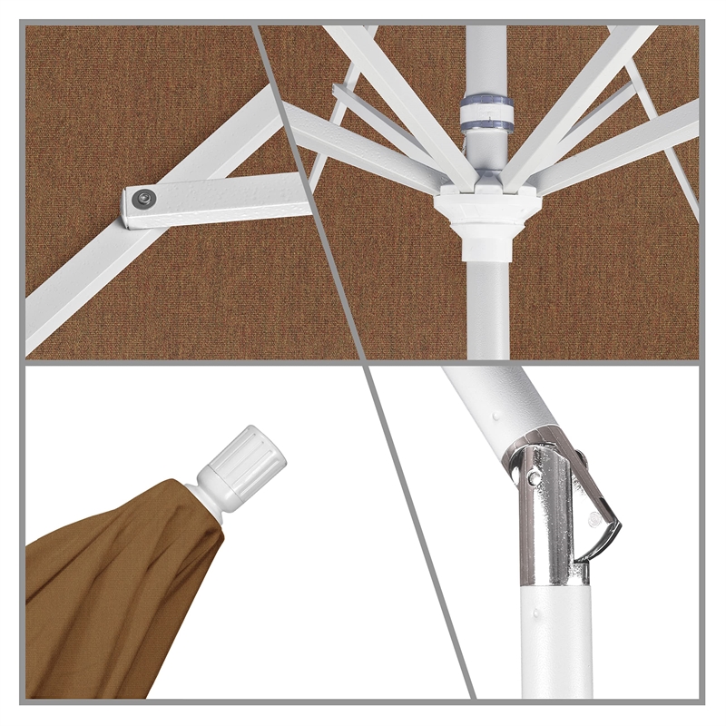 California Umbrella 11' Patio Umbrella in Teak