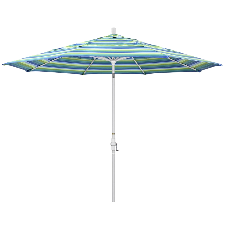 California Umbrella 11' Patio Umbrella in Seville Seaside