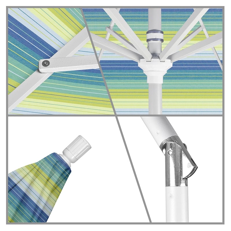 California Umbrella 11' Patio Umbrella in Seville Seaside