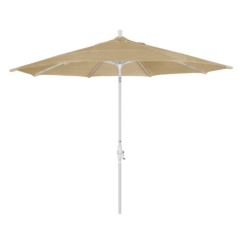 California Umbrella 11' Patio Umbrella in Linen Sesame