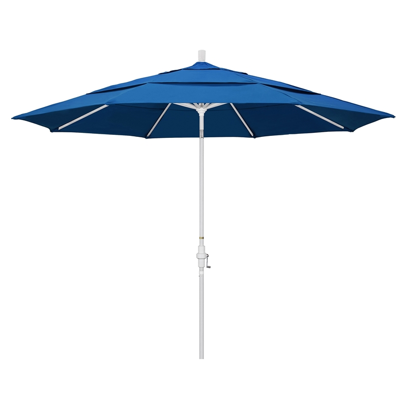 California Umbrella 11' Patio Umbrella in Pacific Blue