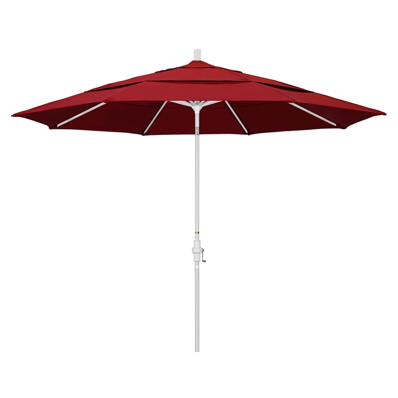 California Umbrella 11' Patio Umbrella in Red