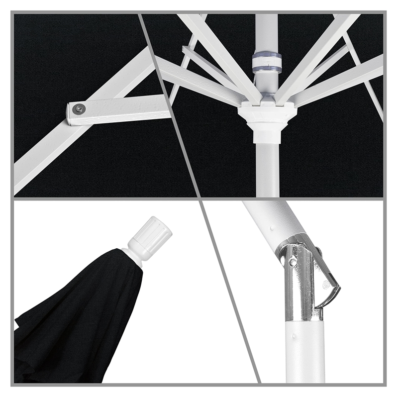 California Umbrella 11' Patio Umbrella in Black