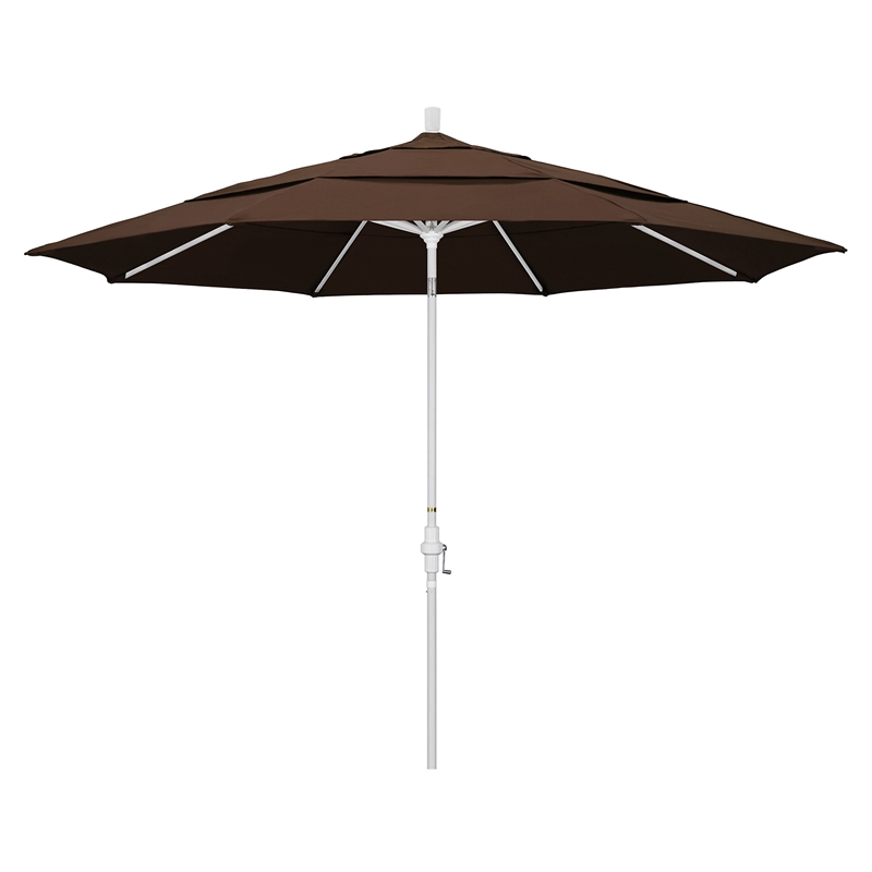 California Umbrella 11' Patio Umbrella in Mocha
