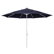 California Umbrella 11' Patio Umbrella in Navy Blue