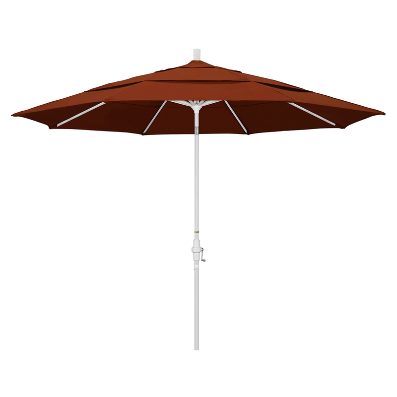 California Umbrella 11' Patio Umbrella in Brick