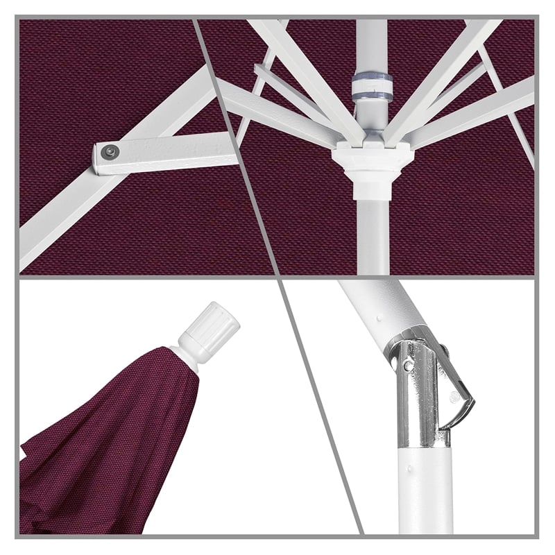 California Umbrella 11' Patio Umbrella in Purple