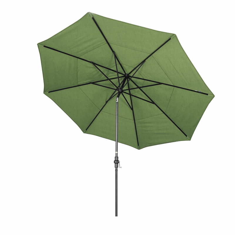 California Umbrella 11' Patio Umbrella in Spectrum Cilantro