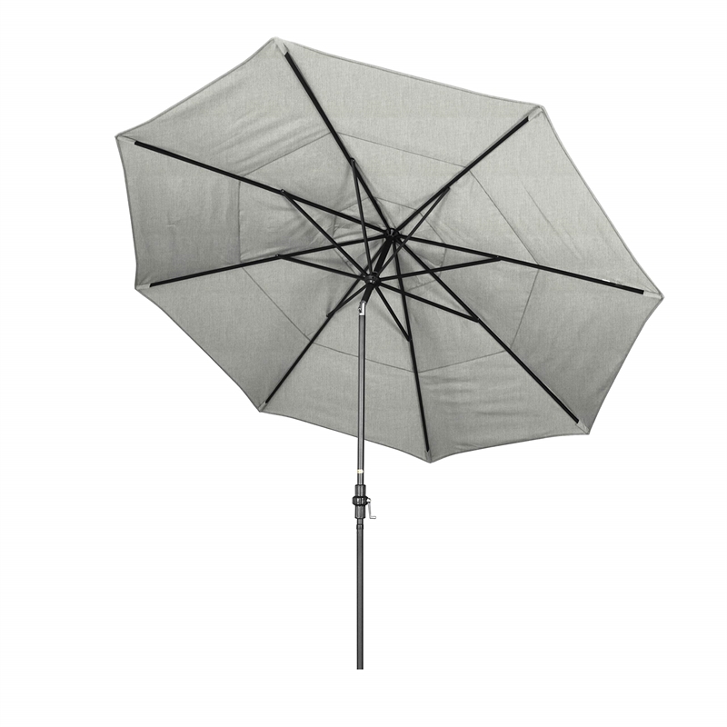 California Umbrella 11' Patio Umbrella in Granite