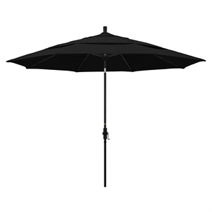 California Umbrella 11' Patio Umbrella in Black