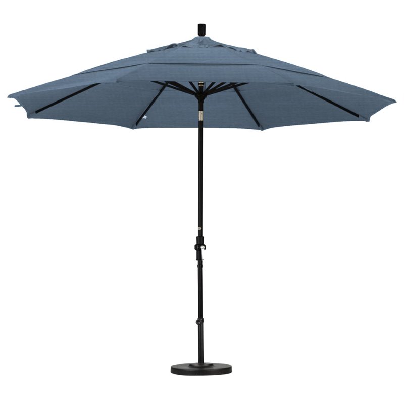 California Umbrella 11' Patio Umbrella in Air Blue