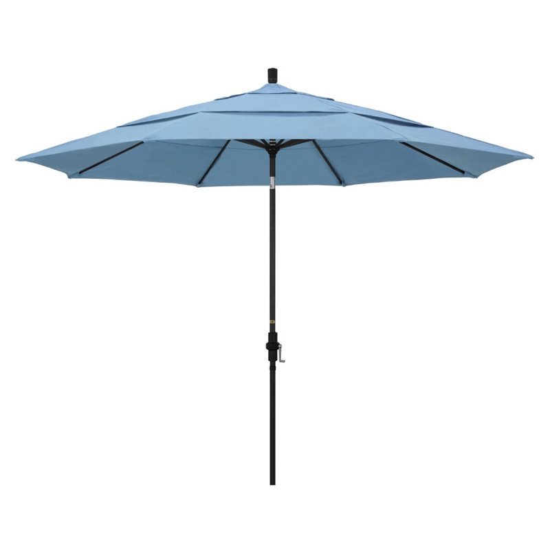 California Umbrella 11' Patio Umbrella in Air Blue