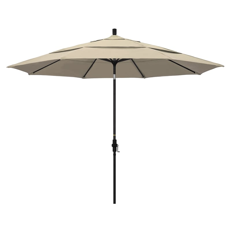 California Umbrella 11' Patio Umbrella in Antique Beige
