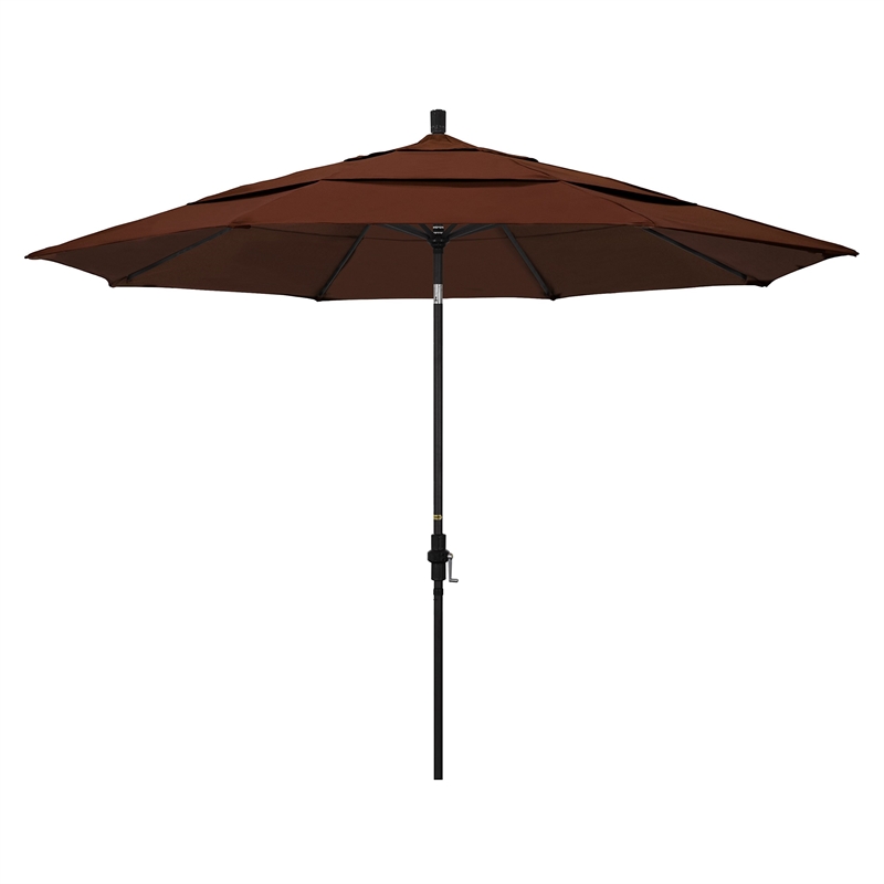 California Umbrella 11' Patio Umbrella in Bay Brown