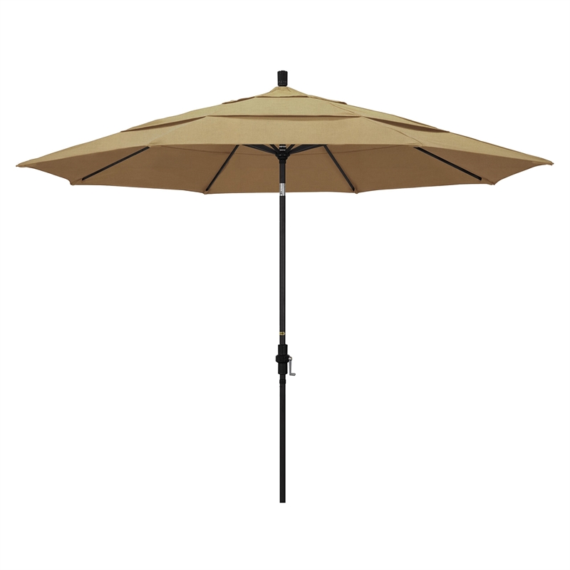 California Umbrella 11' Patio Umbrella in Heather Beige