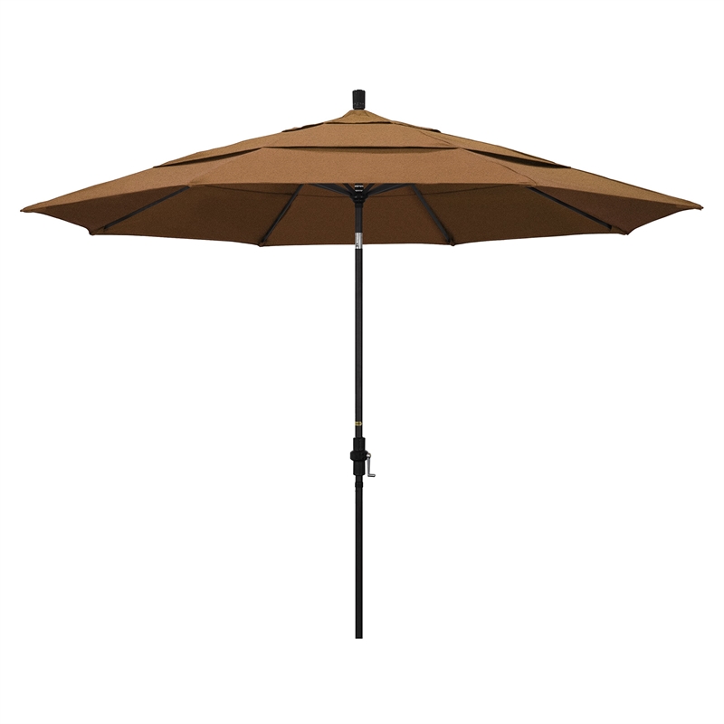 California Umbrella 11' Patio Umbrella in Teak