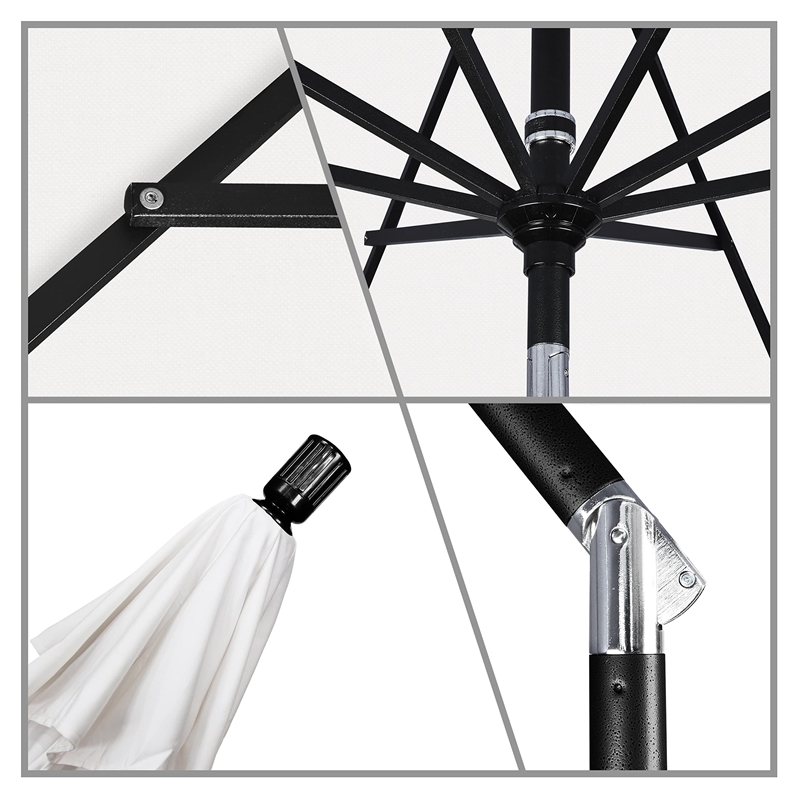 California Umbrella 11' Patio Umbrella in White