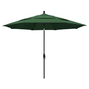 california umbrella 11' patio umbrella in hunter green