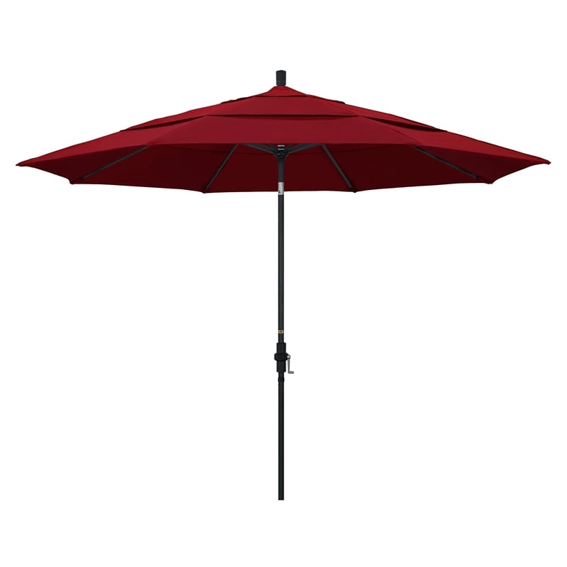 California Umbrella 11' Patio Umbrella in Red