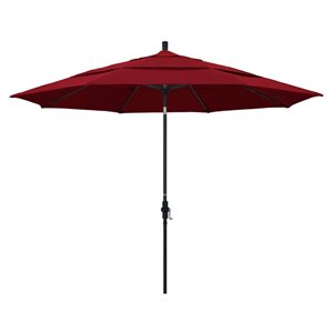 california umbrella 11' patio umbrella in red