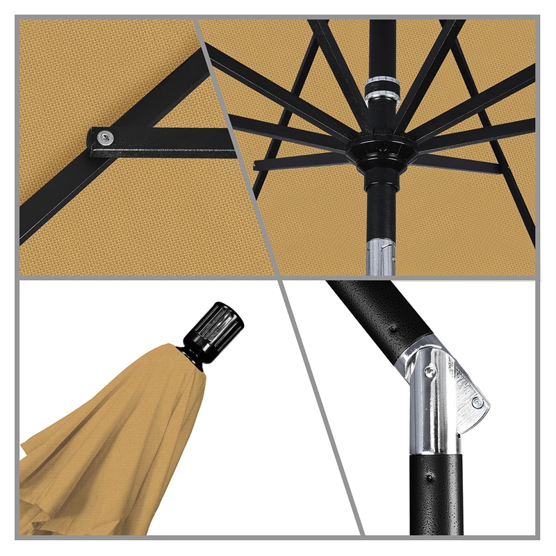 California Umbrella 11' Patio Umbrella in Champagne