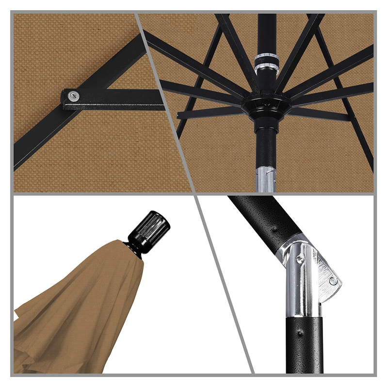 California Umbrella 11' Patio Umbrella in Straw
