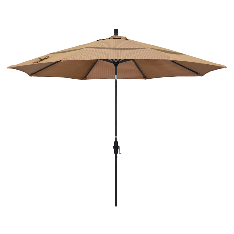 California Umbrella 11' Patio Umbrella in Terrace Sequoia