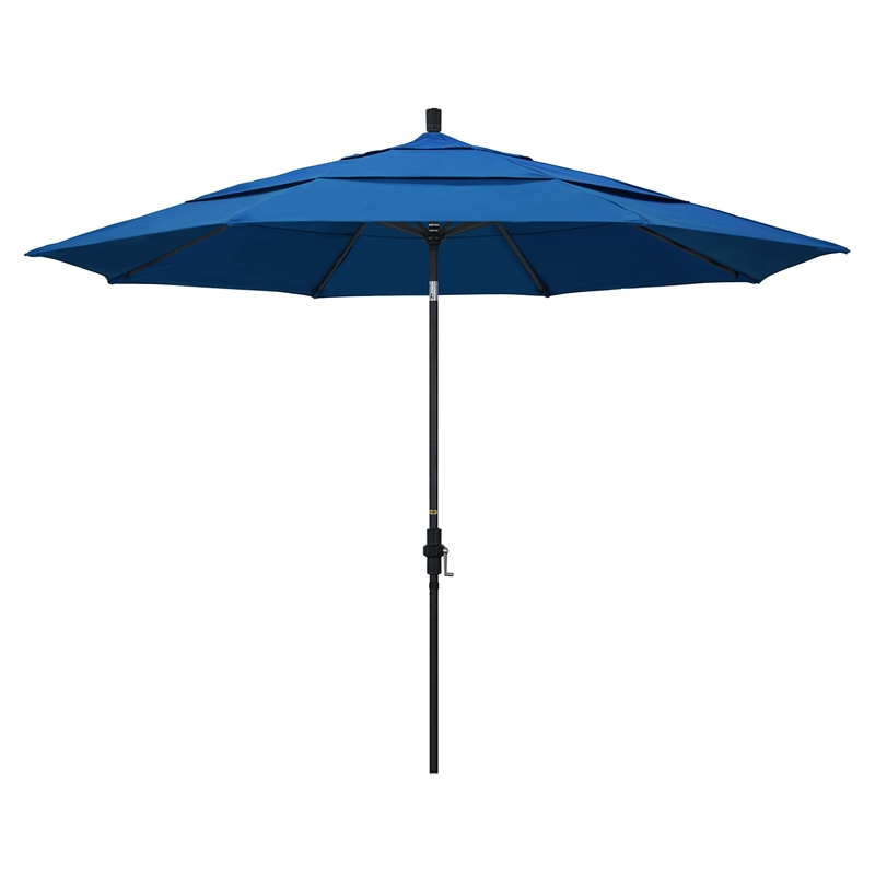 California Umbrella 11' Patio Umbrella in Pacific Blue